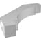 Ekena Millwork 6-in. W x 32-in. D x 32-in. H Merced Architectural Grade PVC Knee Brace BRCP06X32X32MRC - alternate 3